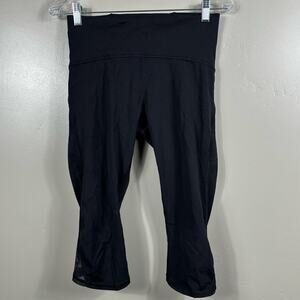 Lululemon Train Times Crop (17") Black Size 8